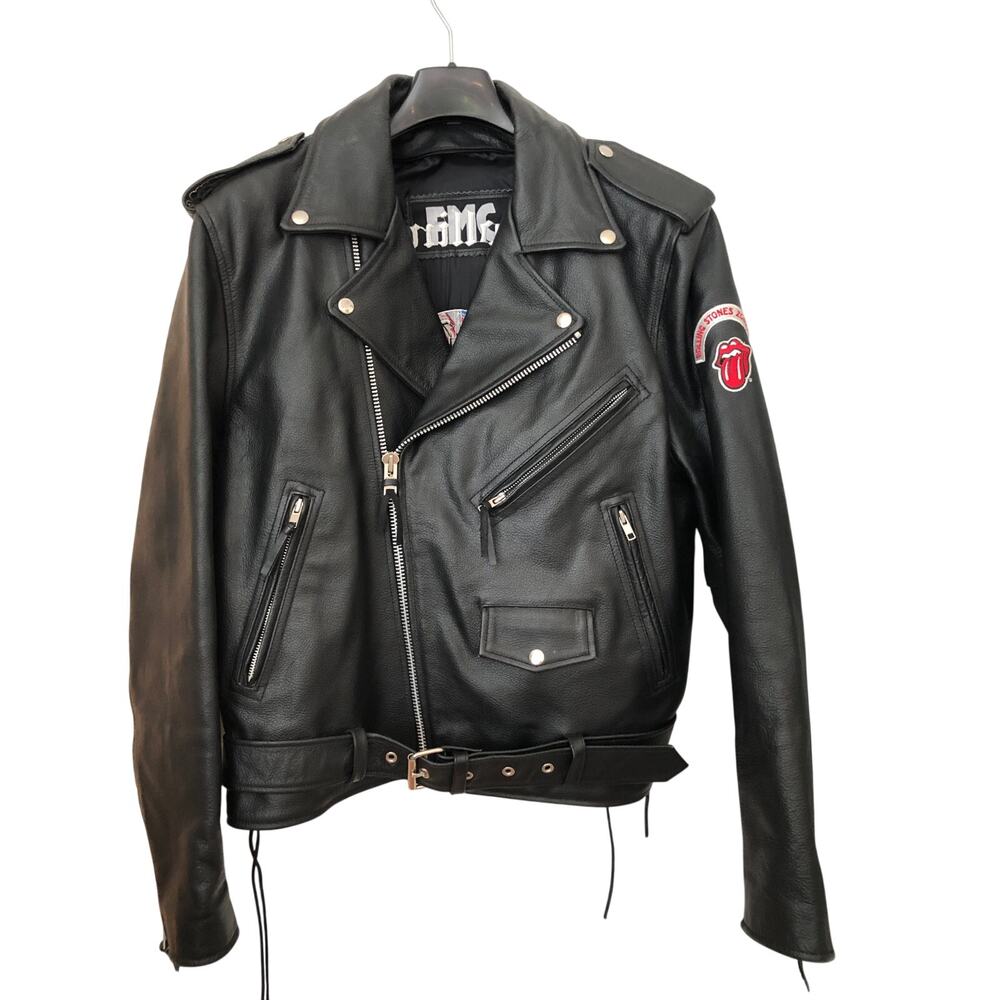 1 of 500 Rolling Stones 2002/2003 "40 Licks" World Tour Leather Moto Jacket